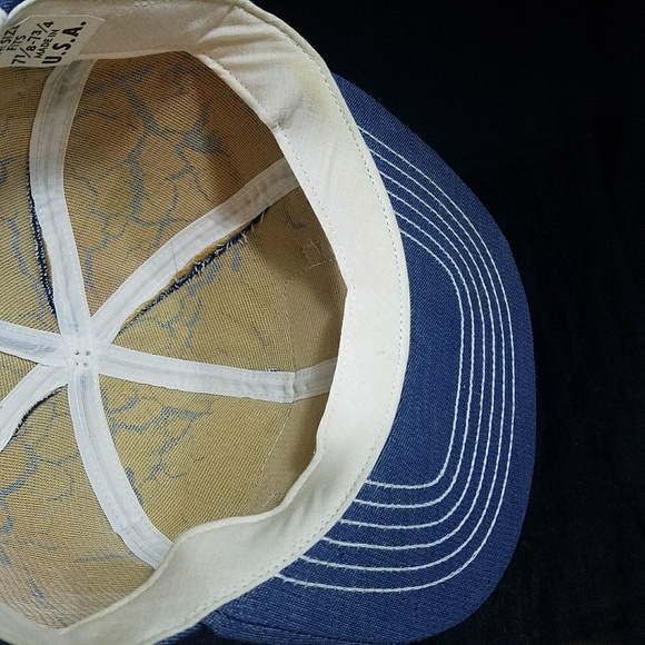 VTG Purnells Old Folks Country Sausage Hat Denim - Picture 8 of 8